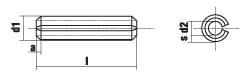 DIN 1481 Штифт цилиндрический пружинный
