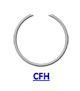 Кольцо стопорное CFH концентрическое осевое внутреннее плоское