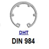 DIN 984 (DHT) Кольцо стопорное эксцентрическое осевое внутреннее