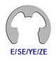 Кольцо стопорное E/SE/YE/ZE эксцентрическое радиальное наружное (дюймовое)