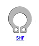 Кольцо стопорное SHF самостопорящееся, без канавки, осевое наружное (дюймовое)
