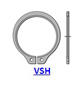 Кольцо стопорное VSH эксцентрическое осевое наружное (дюймовое)