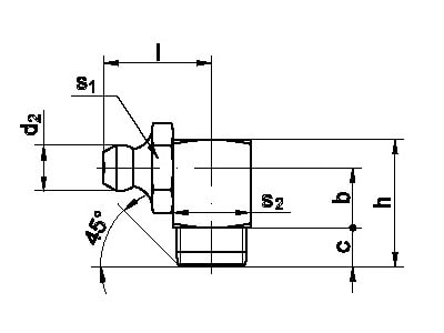 DIN 71412 C Пресс-масленка